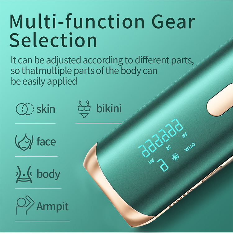 Portable Design Hair Removal Device Adopt Ipl Technology Painless And Precisely Remove Every Hair 9 Level Of Intensity Available