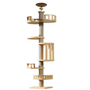 Furniture Scratcher Small Coconut Tree Cat Climbing Frame Tree Xxl Climbing Frame Large Condo Tower Cat Tree With Hammock