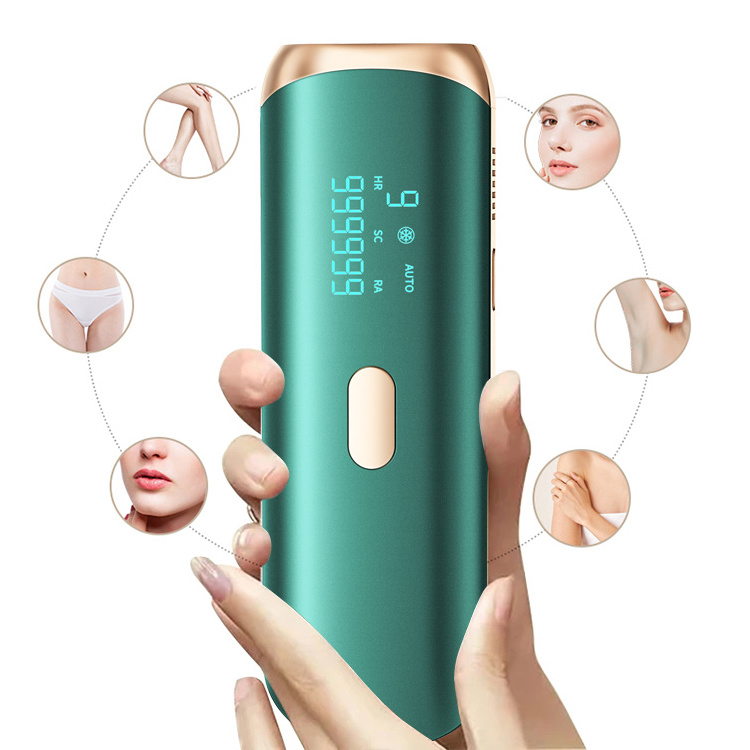 Portable Design Hair Removal Device Adopt Ipl Technology Painless And Precisely Remove Every Hair 9 Level Of Intensity Available