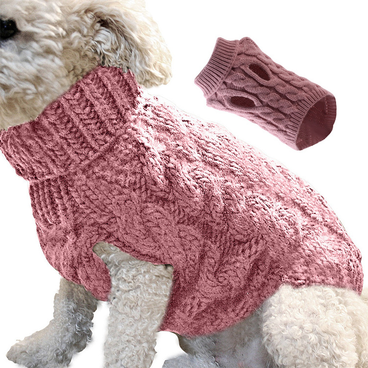 2024 custom all colors cute pet sweaters clouds pattern pet knit jumper dog cat pullover sweater for pet with warming