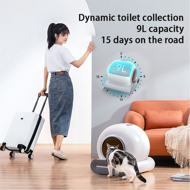 2023 New Design Cat Litter Box Toilet Traveling Portable Cat Litter Box Large Cat Litter Box