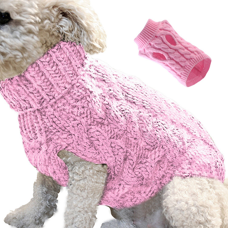 2024 custom all colors cute pet sweaters clouds pattern pet knit jumper dog cat pullover sweater for pet with warming