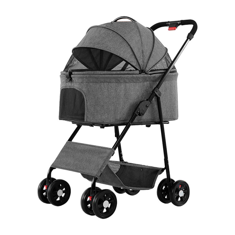 The Pet Stroller Is Easy To Fold And Store Making Travel More Convenient And Affordable The Best Choice For Families With Pets