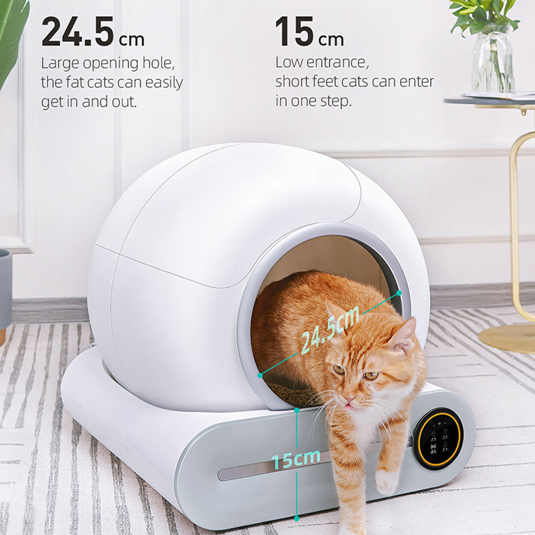 2023 New Self Cleaning Cat Litter Box Cat Travel Carrier With Litter Box Portable Litter Box Cat