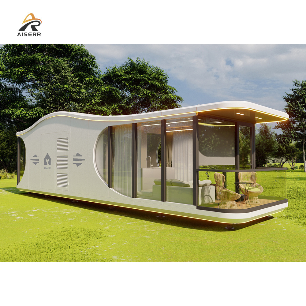 Modular cabin Movable Prefab House Flat Houses Booth Shop Capsule Modular Homes Hotel Tiny House Camping Pod