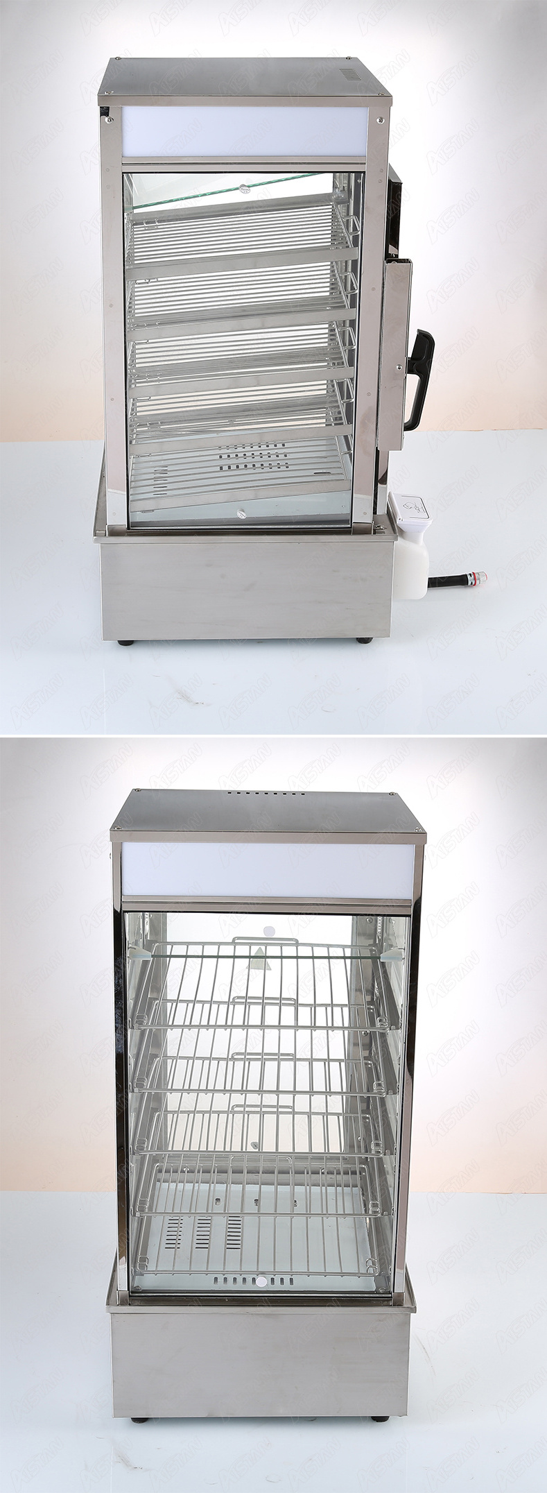 KA500L Electric Chinese Bun Steamer Commercial Steamer Machine Stainless Steel Table/Floor Steamer 5 Layers 500L 220V 110V