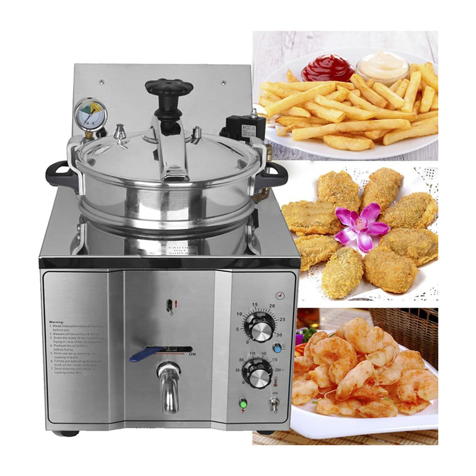 Henny Penny Pressure Fryer Chicken Kfc Chicken Table Top Broaster Chicken Fryer Machines Commercial McDonald's Kitchen Equipment