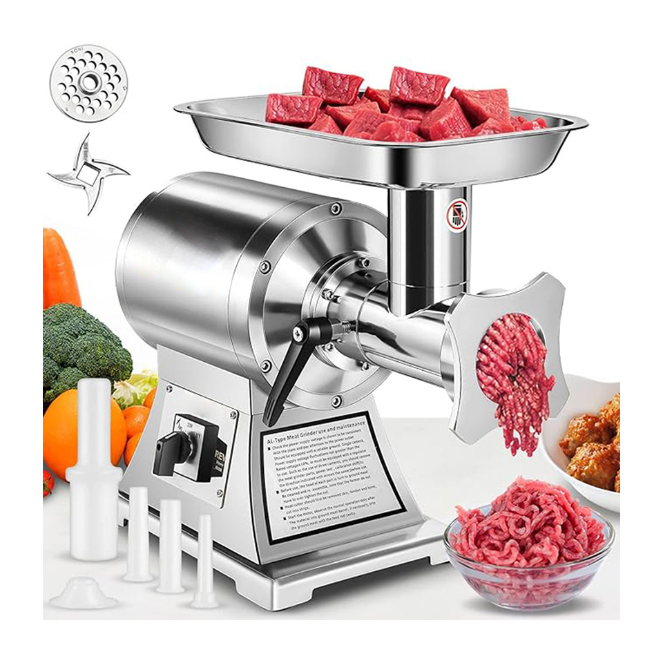 Industrial Commercial Electric Butchers Large Meat Mincer Machine Mincer Electric Meat Grinder 32 Spare Parts