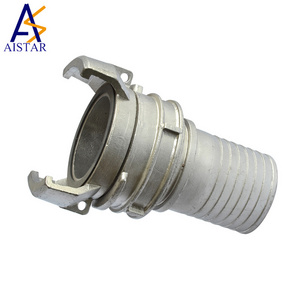 Connection- French Industrial installations Hose End with Collar Fliud Guillemin French Couplings in Stainless Steel material