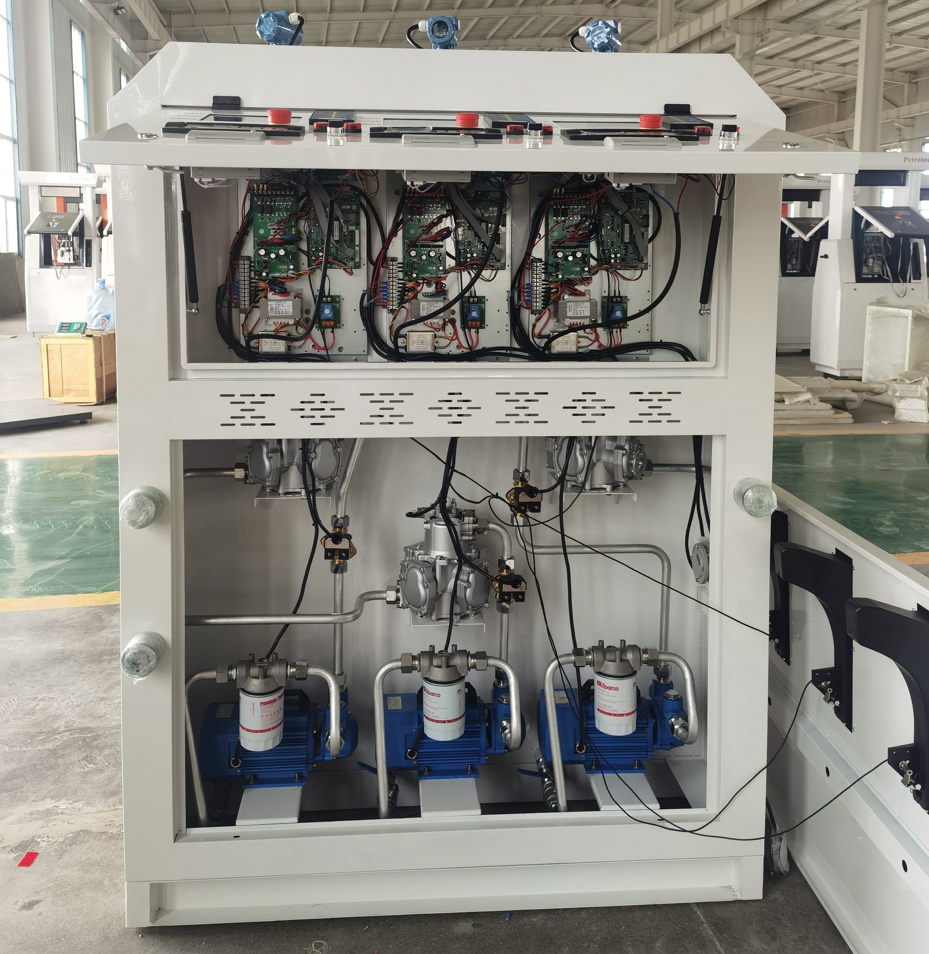 3000l 2hoses Portable Container Fuel Mobile Dispenser Mini Gas Station Petrol Filling Station Fuel Dispenser With Tank