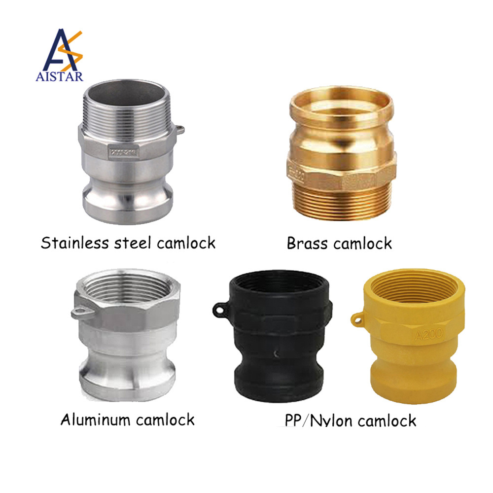 High quality precision casting polishing plumbing materials camlock coupling stainless steel pipe fittings