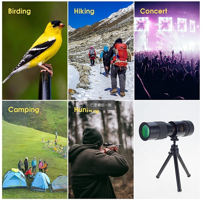 Monocular Mobile Phone HD Telescope Telephoto Camera Lens with Quick Smartphone Holder for Bird Watching