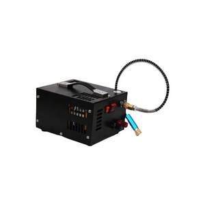 12V Portable 300 Bar Electric Auto Stop Pump Pcp Air Compressor 4500psi With Built-in Power Supply