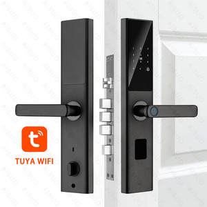 New product TUYA WIFI fingerprint lock remote unlock digital card key cerradura intelligente smart door lock