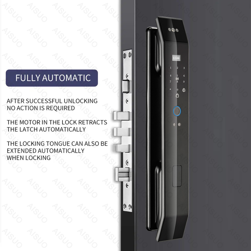 Real Time Video Intercom TUYA WIFI Homekit Smart Lock Face Intercom Tuya 3d Face Recognition Smart Door Lock