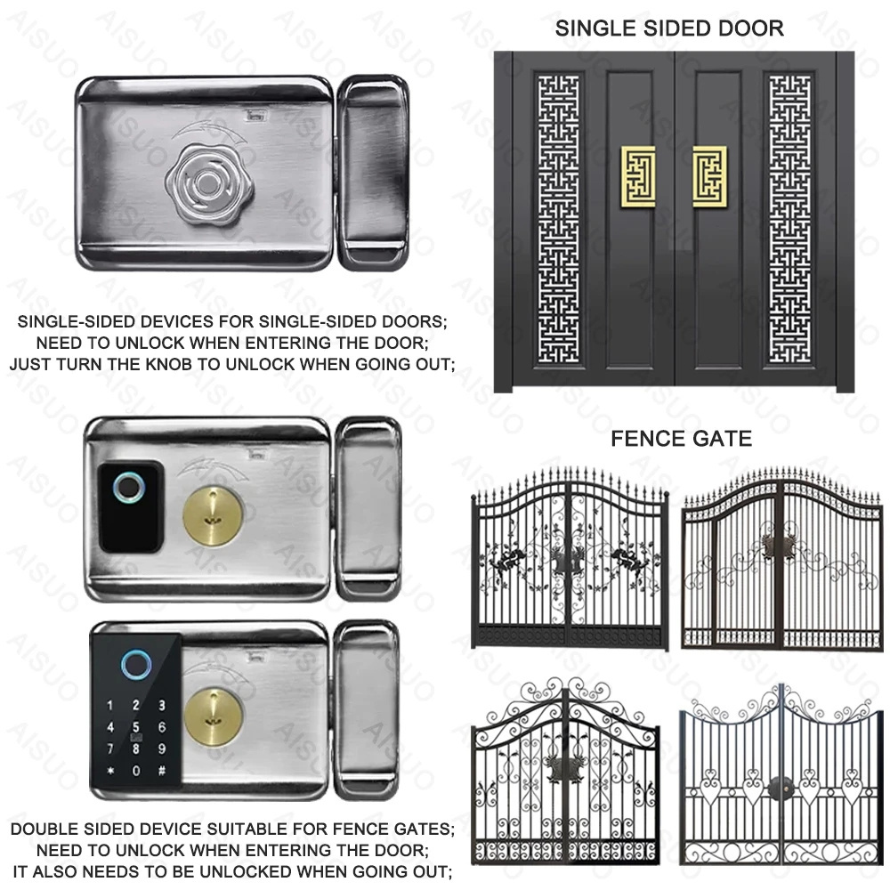 Hot Selling TUYA WIFI waterproof outdoor smart lock for outdoor gate Fingerprint TT LOCK Keyless Digital Biometric ttlock smart