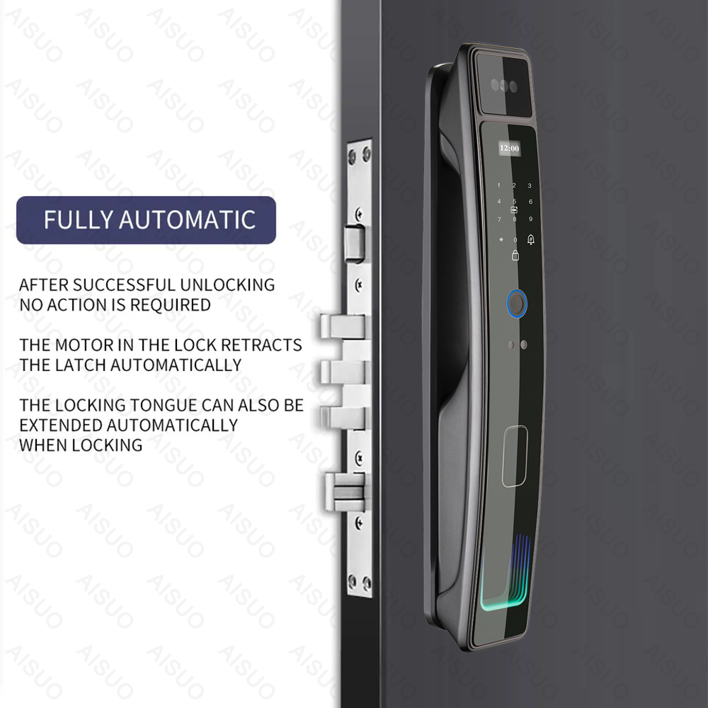 Real Time Video Intercom TUYA with management software smart door lock system wifi deadbolt smart front door lock smart locks