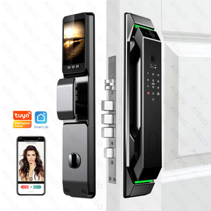 TUYA APP Digital Fingerprint Tuya Smart Door Lock Fingerprint Door Lock With Fingerprint Key Password Card Smart Door Lock