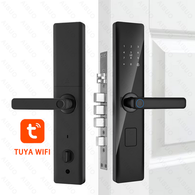 Aisuo Face Recognition Handle Intelligent Electronic Magnetic Security Fingerprint Keyless Ttlock Tuya Digital Door Smart Lock