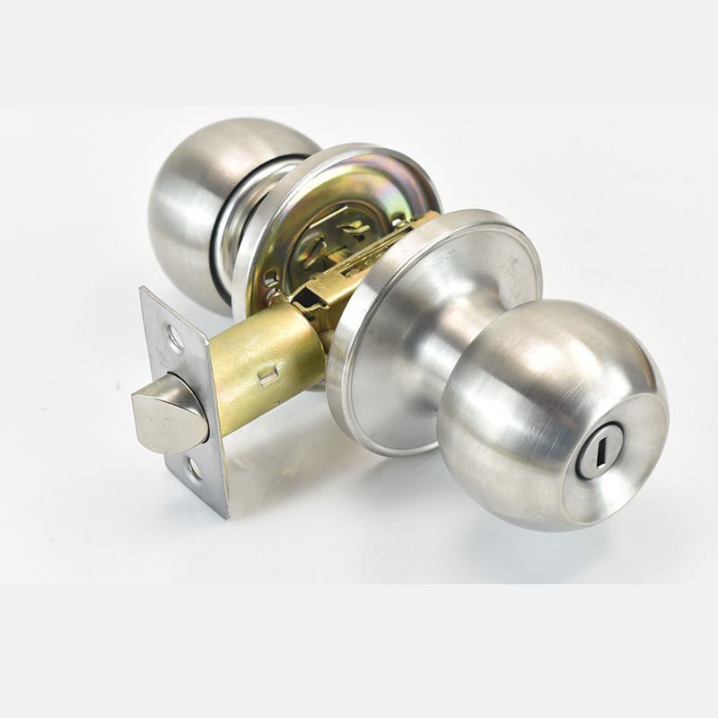 Interior Entry Cylindrical Door Lock Knobs Keyed Alike Lock set with Same Key