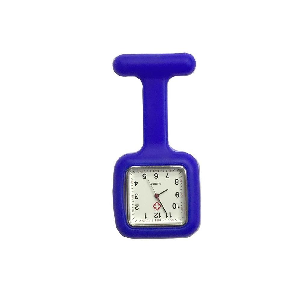 Nurse Watch Factory Customized Square Silicone Nurse Watch Brooch Doctor Medical Silicone nurses fob watch OEM