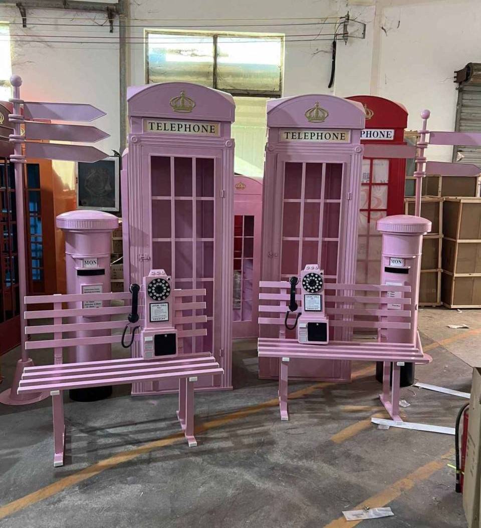 Wholesale Wedding Decoration London Style Telephone Box Telephone Pavilion Telephone Booth for Sale