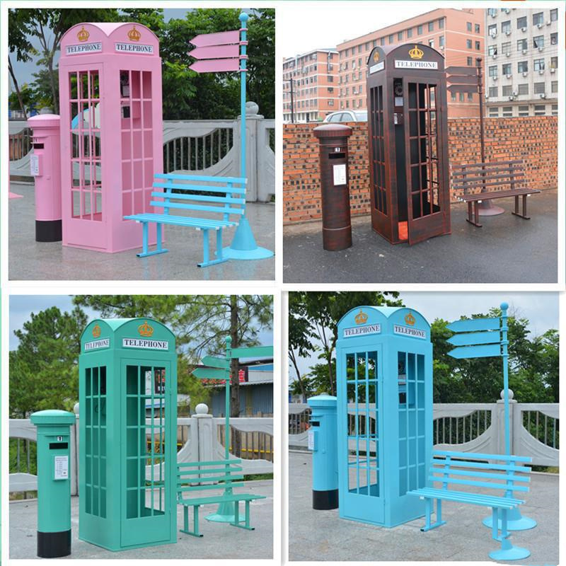 Wedding Decoration Event Party Decoration Metal London Telephone Booth For Sale Phone Booth London London Telephone Booth