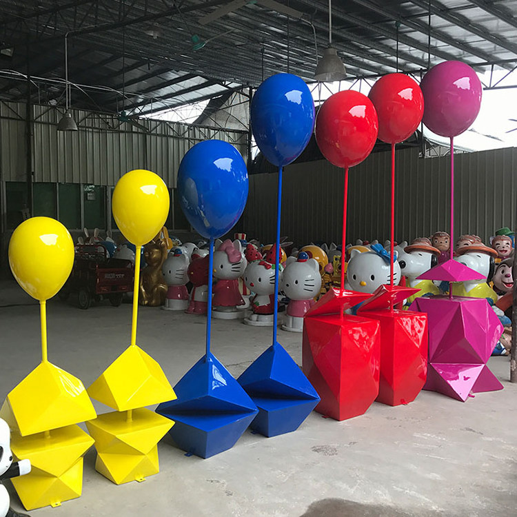 diy home decor Fiberglass Balloon Sculpture Resin Mold Balloon Sculpture Hot Air Balloon Prop