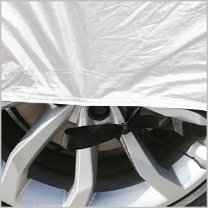 WOQI Anti-UV Automatic Folding Sun Shade Covering Roof Umbrella Sunshade With Remote Car Cover