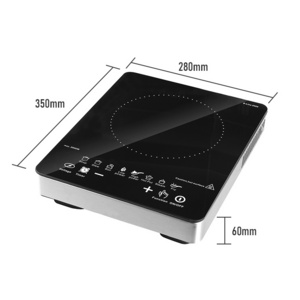 2000 Watt 1 burner Induction Cooktop Electric Stove Stovetop Rechargeable 2000w Touch Control Induction Cooker