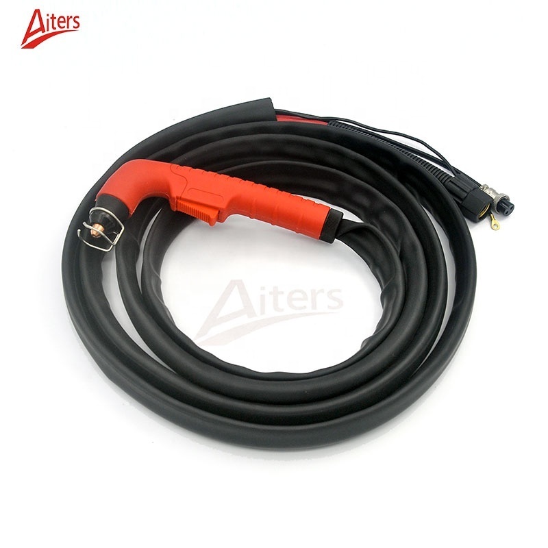 Plasma Trafimet S45 Complete Torch Whole Set with Red Handle Manual Cutter Torch 5M Cable Use M16 connector