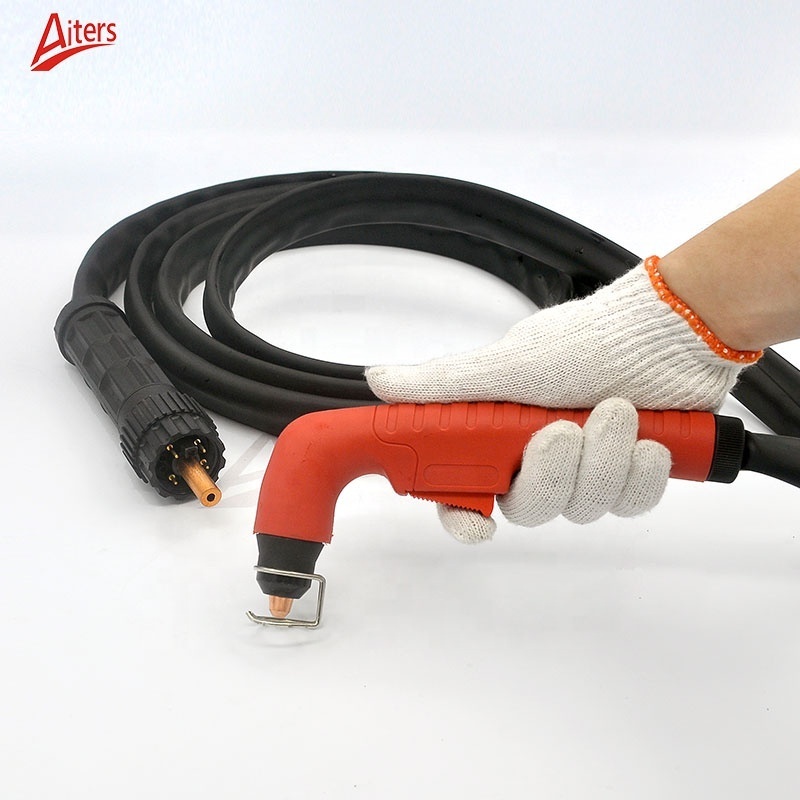 Plasma Trafimet S45 Complete Torch Whole Set with Red Handle Manual Cutter Torch 5M Cable Use M16 connector