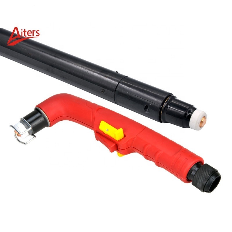 Air Cooled Plasma Cutting Torch High quality for Trafimet S75 Torch gun with red square handle CNC Straight handle torch gun