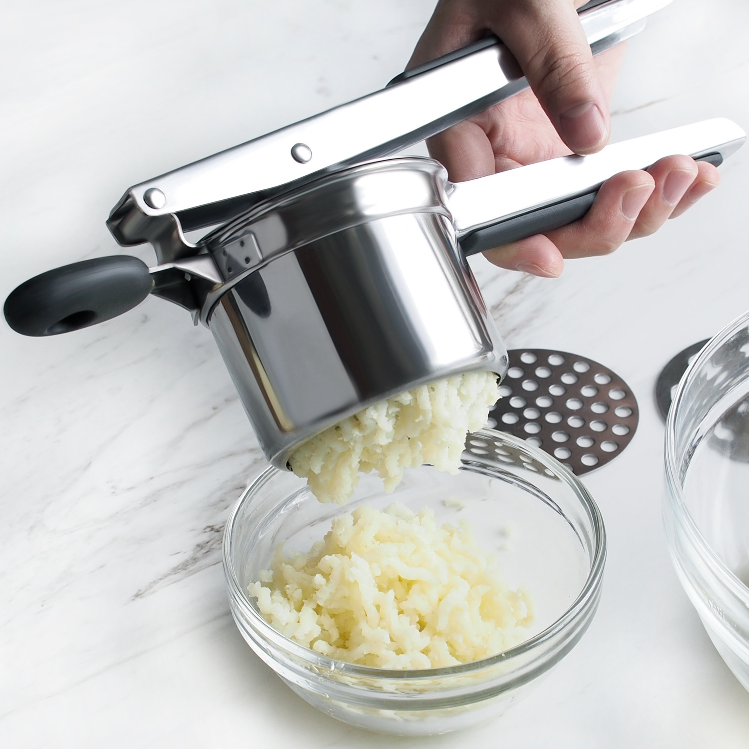 Kitchen Accessories professional Vegetables Masher manual stainless steel potato ricer press mixer mashers kitchen tools