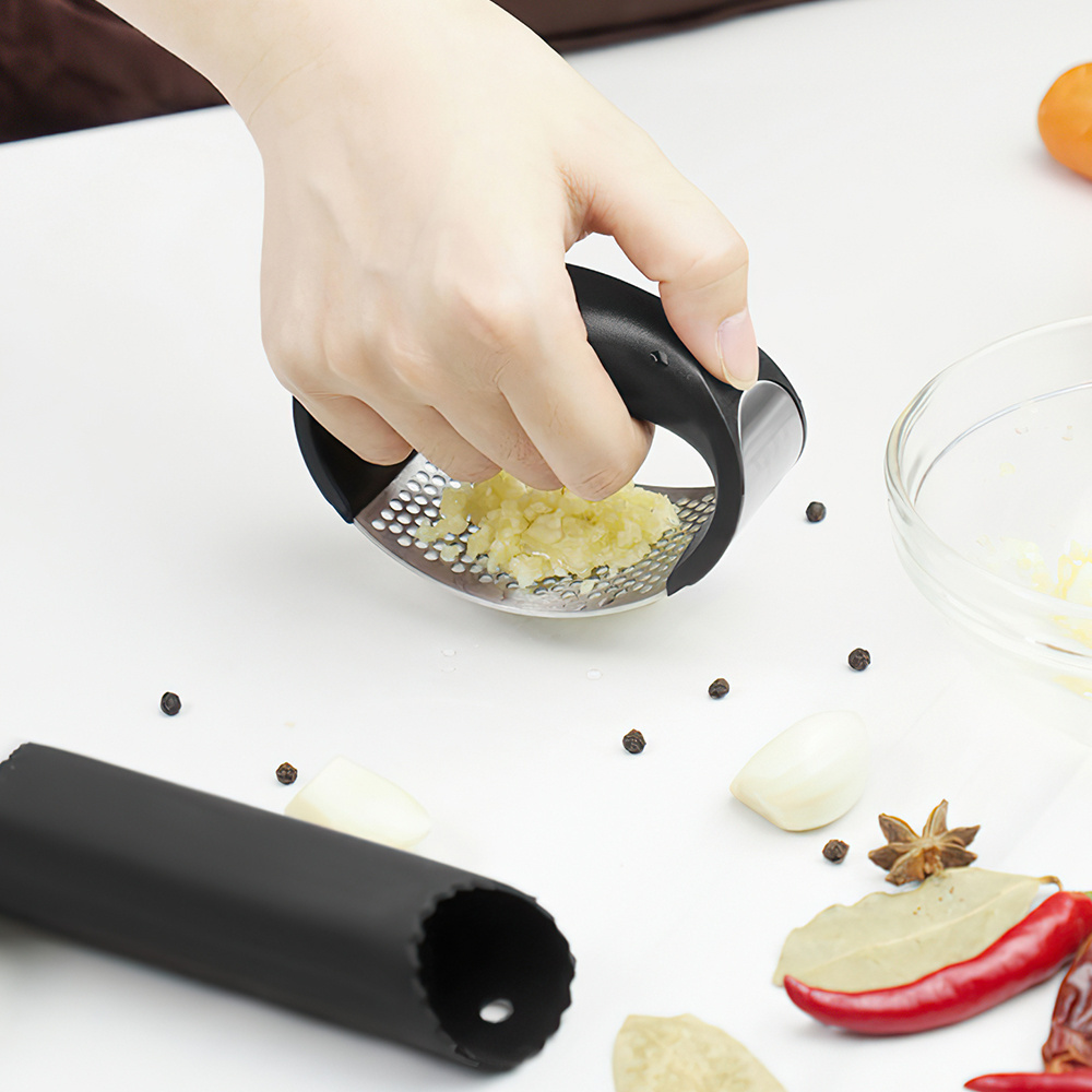 High Quality Home Kitchen Accessories Tools Stainless Steel Ginger Crusher Garlic Press