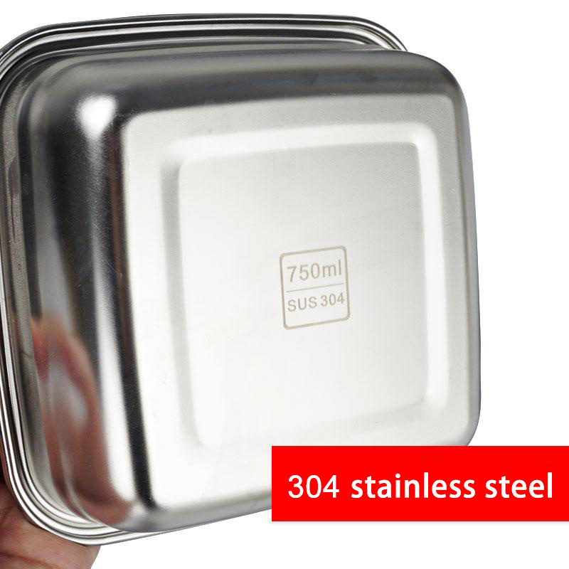 Wholesale custom logo stainless steel lunch box food storage container loncheras bento box