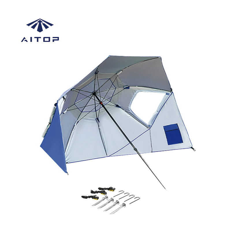 Aitop Canopy Umbrella for Beach and Sports Events Shelter Sun and Rain Protection Sun and Rain Camping Umbrella