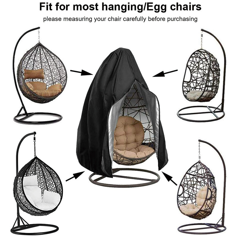 Lightweight Waterproof Outdoor Garden Egg Hanging Chair Cover Patio Swing Chair Cover