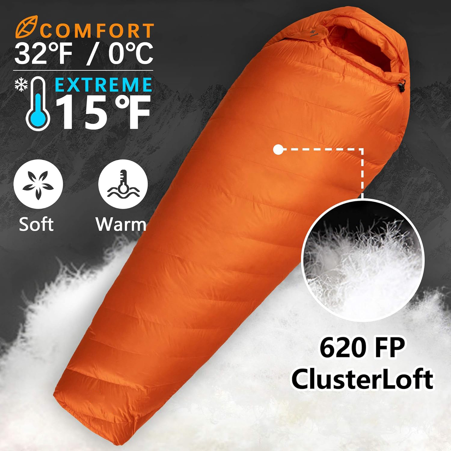 AITOPGO Custom Waterproof 4 Seasons Skin Friendly Emergency Envelope sleeping bag Mummy -40 Sleeping Bags For Camping Hiking