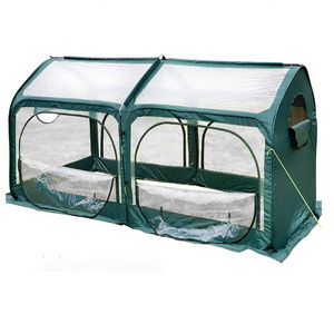 Mini Portable PVC Plastic Garden Plants Grow House Outdoor & Indoor Eco-Friendly Fiberglass Poles Greenhouse