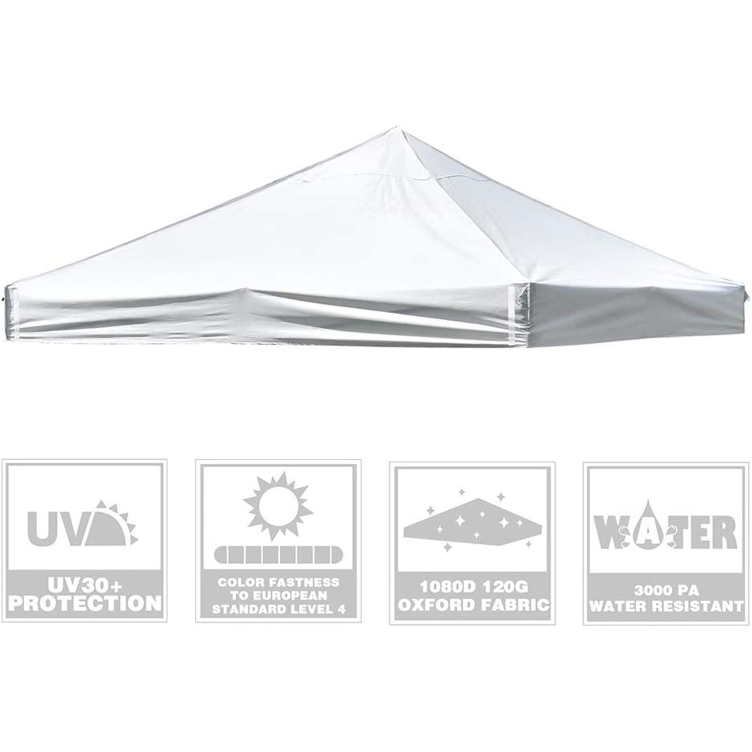 Waterproof Outdoor Trade Show Tent Replacement Top Canopy Tent For Event Logo Accept Diy Tent Roof