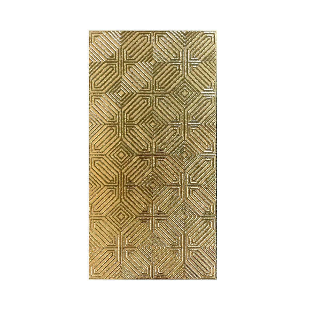 Foshan Atp Ceramic Factory Luxury 300x600 White Gold Plated Ceramic Tiles Like Wallpaper For Wall Hotel Villa Porcelain Gold Til