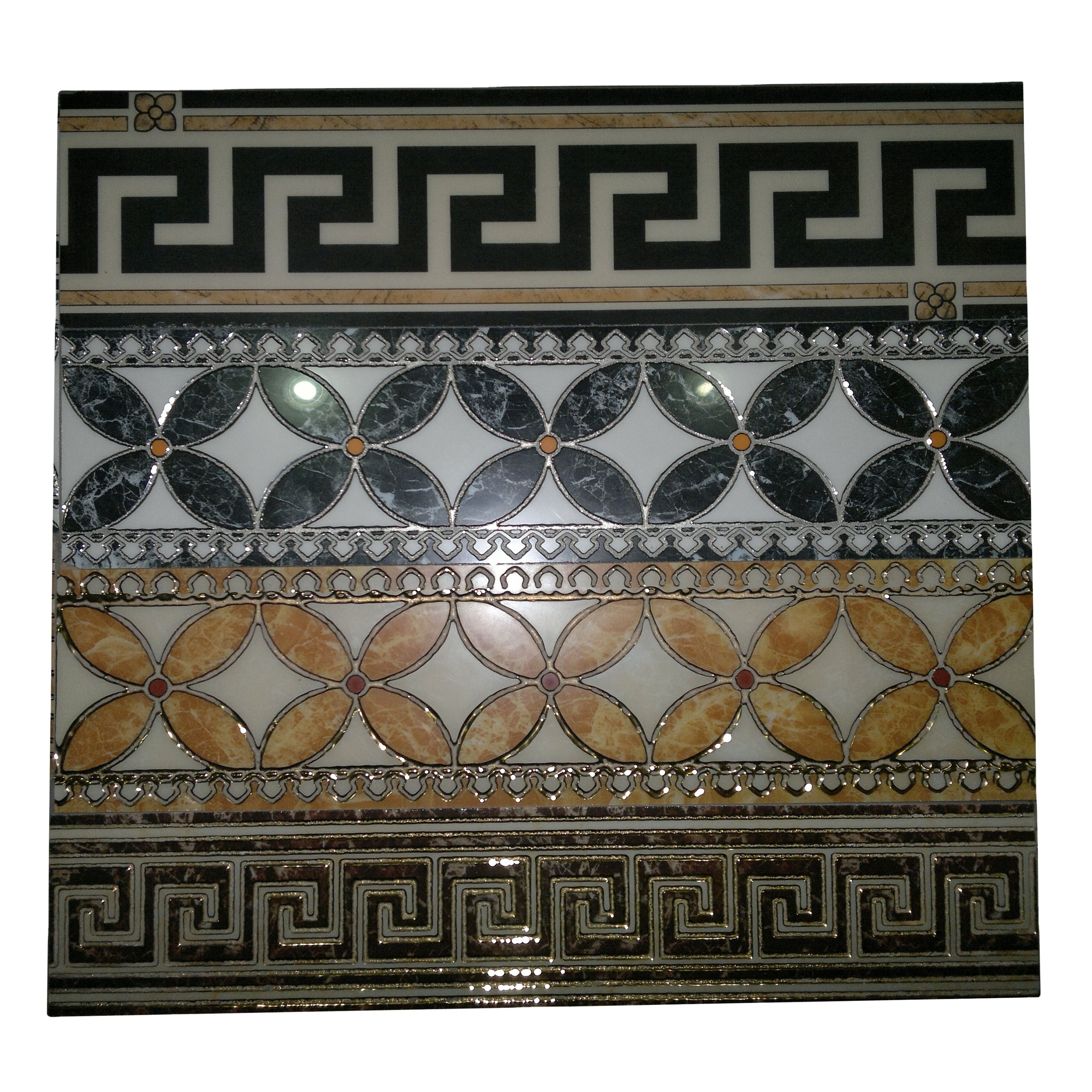 New Design For Villa And House Fashion High Quality Decorative Ceramic Bathroom Shower Tile Border