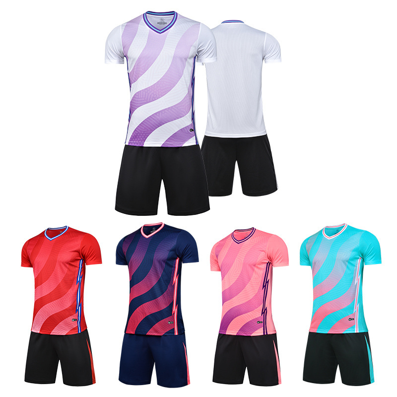 Newest Wholesale Sport Soccer Uniform Custom Individual Logo Football Club Soccer Jersey