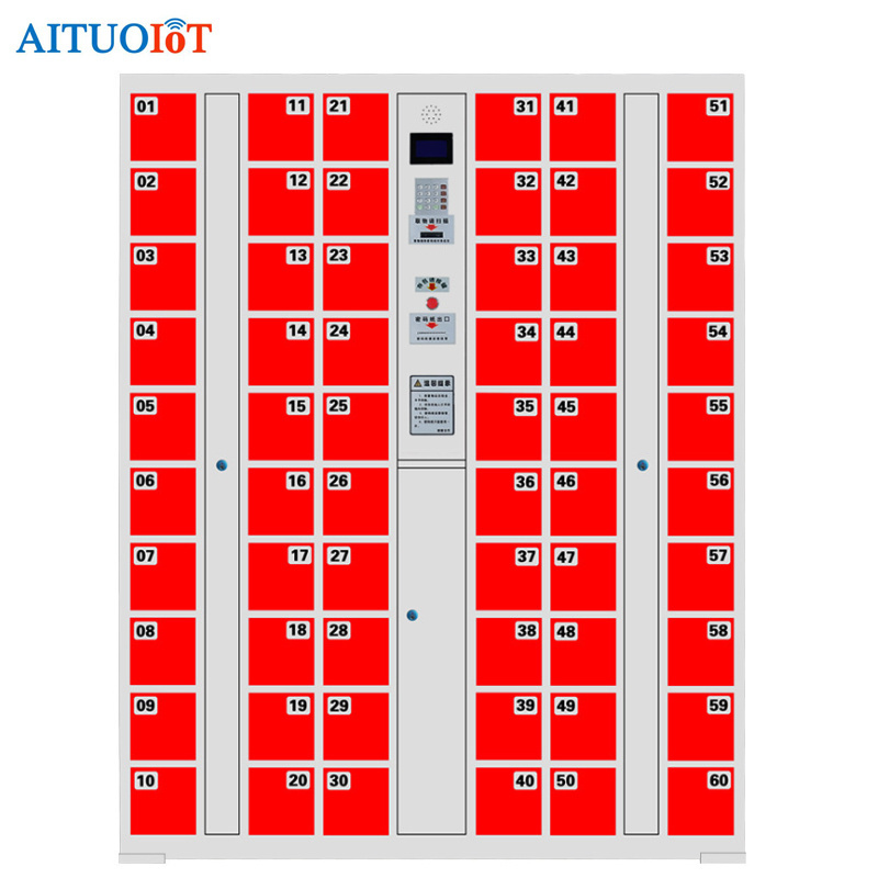 OEM/ODM Smart Storage Locker for Mobile Phone/tools/key Metal Locker Tools with Password Barcode Operation Electronic Lock