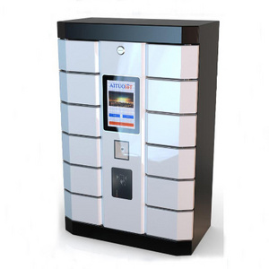 Hotels 12 doors Bar code Lockers Metal Key Express Locker Intelligent Cabinet Wifi Windows vending Steel Key Locker box