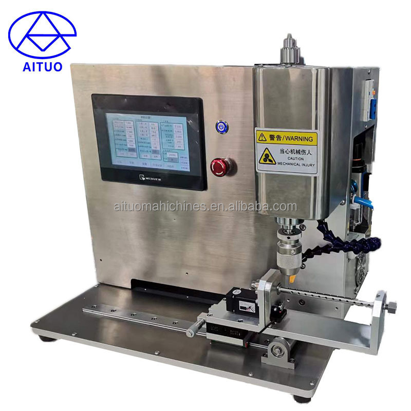 AITUO AM20108 Single-Axis CNC Punching Machine For Medical Plastic Catheter