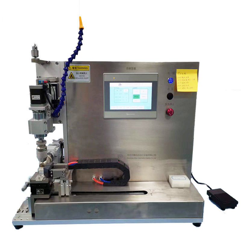 AITUO AM20106 Semi-automatic Rotary Twin Spindle CNC Catheter Hole Drilling Machine