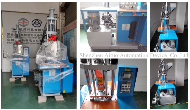 PVC desktop injection molding machine mini machine plastic injection AM701-1.5T