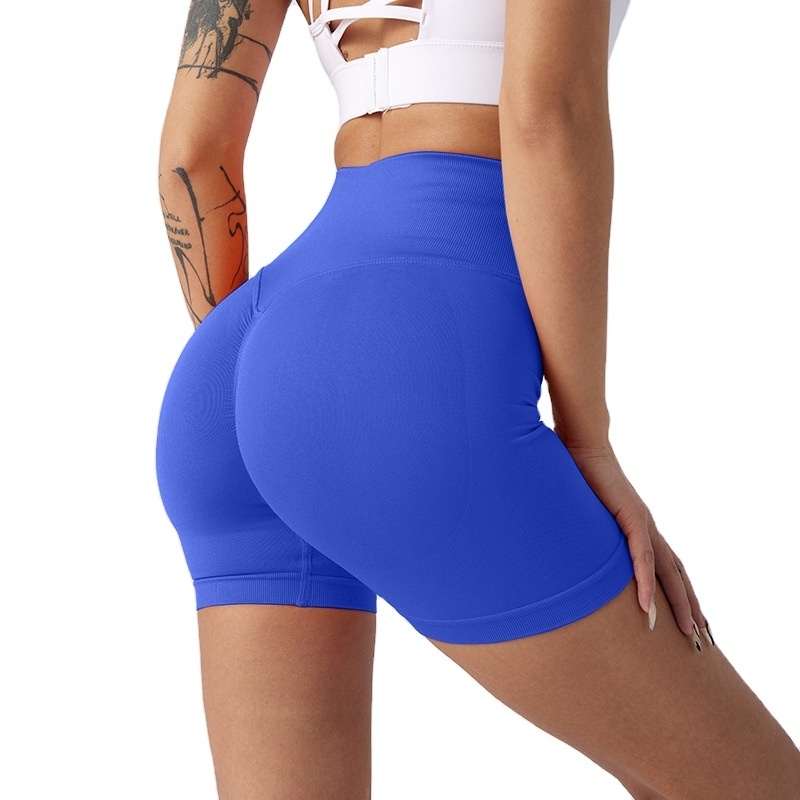 Wholesale Strength Workout Shorts High Waisted Biker Shorts for Women Yoga Shorts Running pants